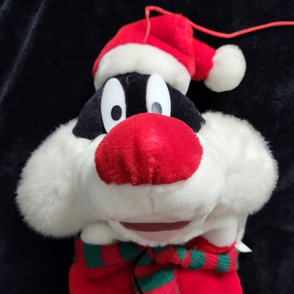 Vintage Sylvester The Cat Christmas Stocking Plush Looney Tunes 1997 Warner Bros - Picture 2 of 6